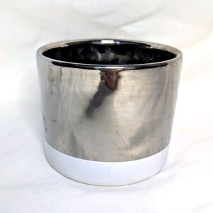 Chrome Metallic Candle Holder